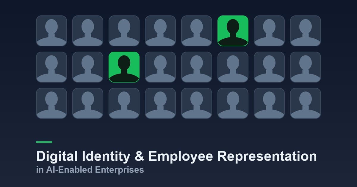 Digital Identity and Employee Representation in AI-Enabled Enterprises