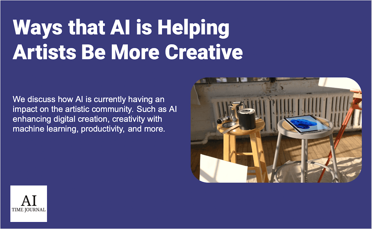 5 Ways That AI is Helping Artists Become More Creative