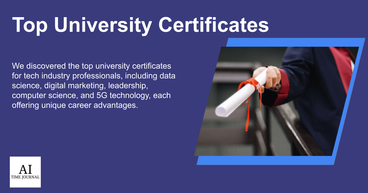 Top 5 University Certificates in 2024