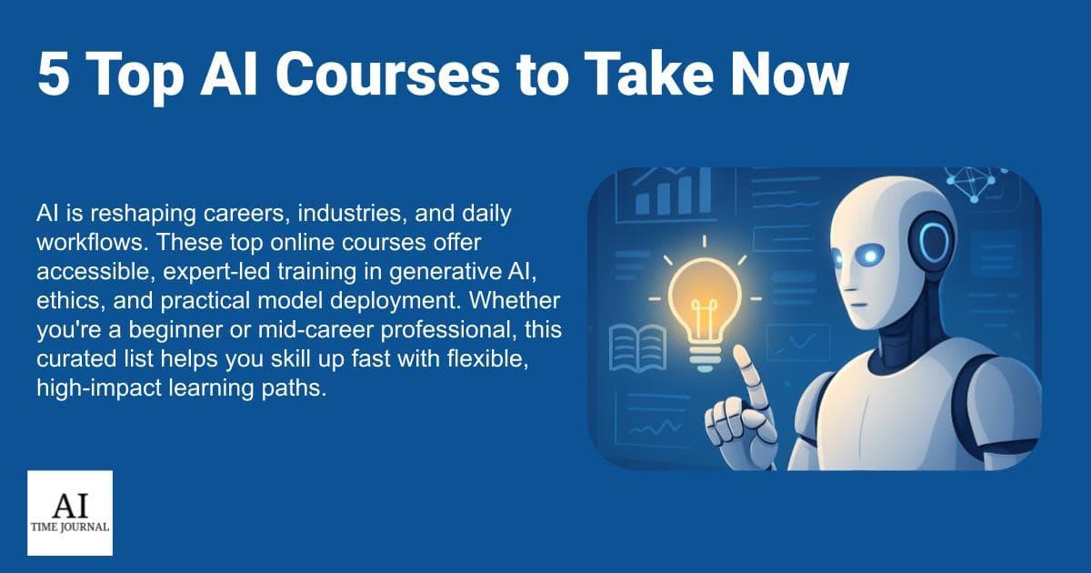5 Top AI Courses to Take in 2025