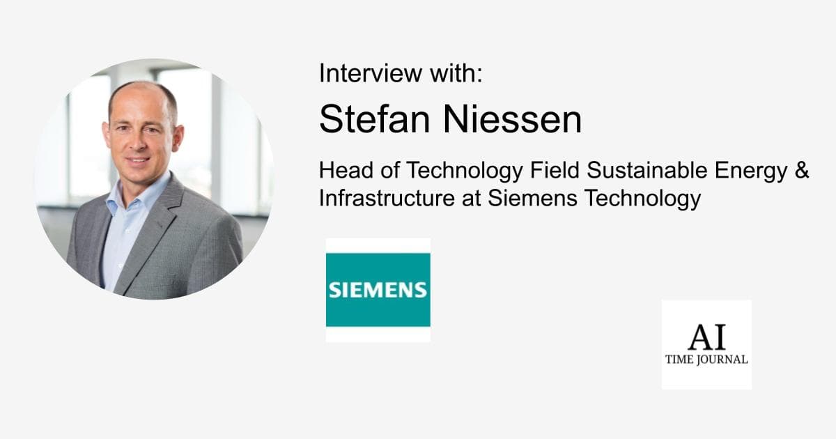 Stefan Niessen, Head of Technology Field Sustainable Energy & Infrastructure at Siemens Technology - AI in Energy, EV Grid Integration, Emerging Tech, Sustainability Advancements, Efficiency Optimization