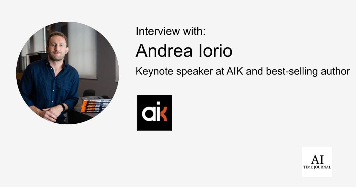 Andrea Iorio, Keynote Speaker at AIK and Best-Selling Author - Shaping the Future: Insights on Digital Transformation, Leadership, and Navigating Technological Change