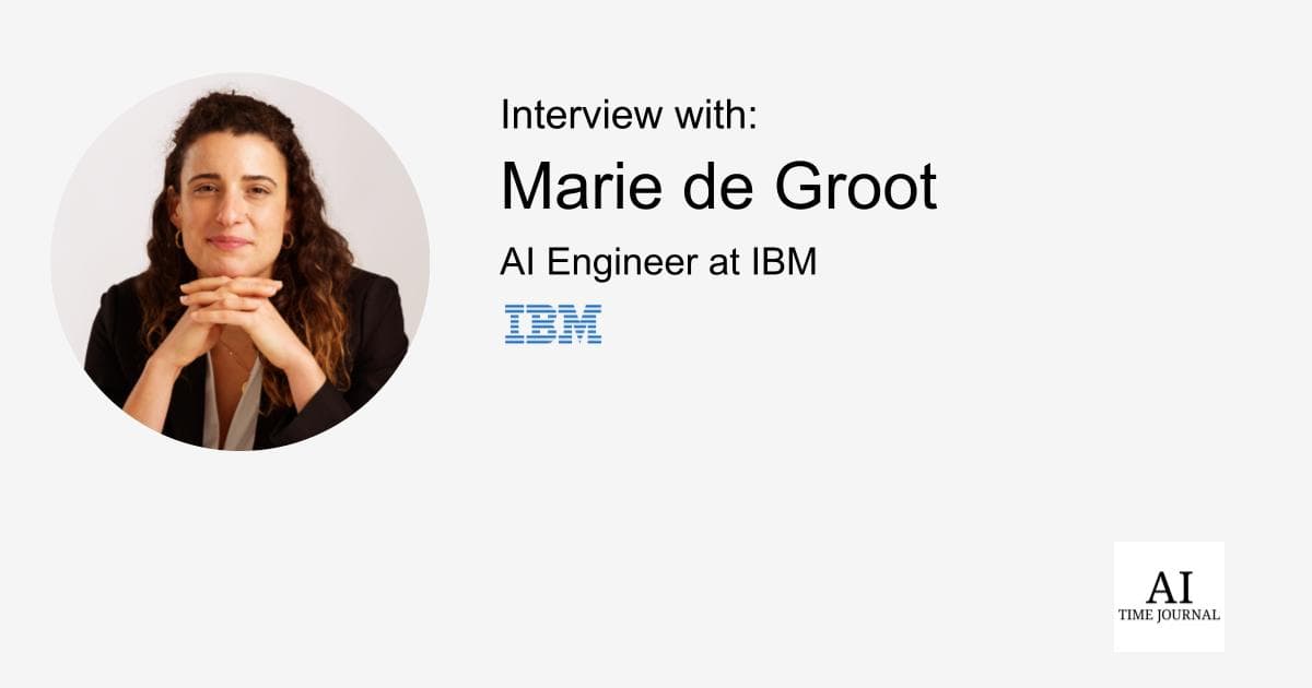 Marie de Groot, AI Engineer at IBM: Pioneering Generative AI and Machine Learning for Business Transformation